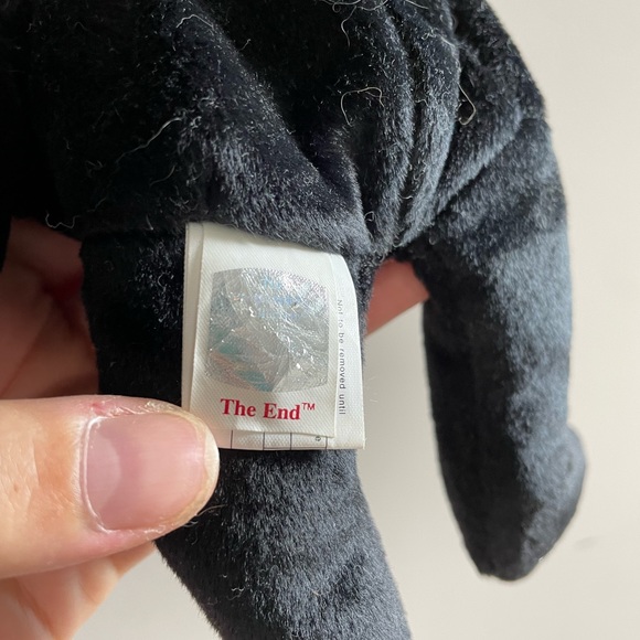 Original TY Beanie Baby. The End Bear - Picture 2 of 3